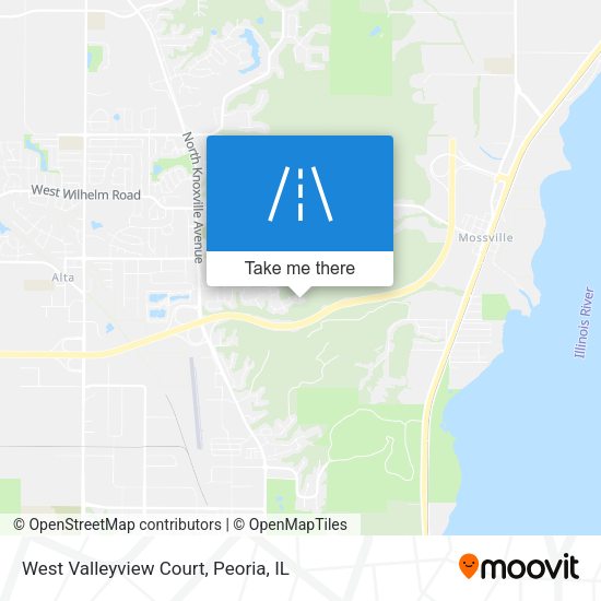 West Valleyview Court map