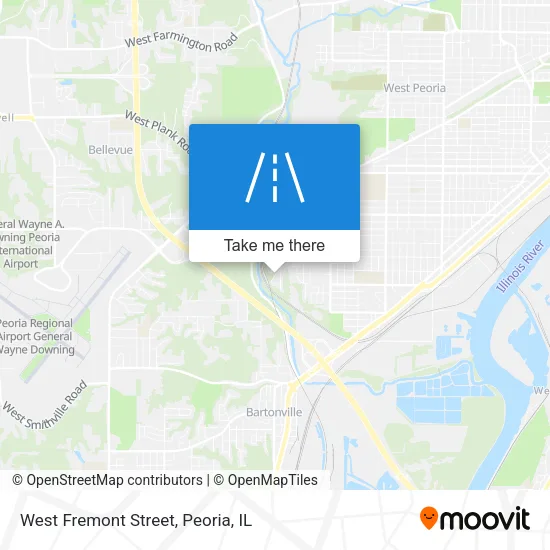 Mapa de West Fremont Street