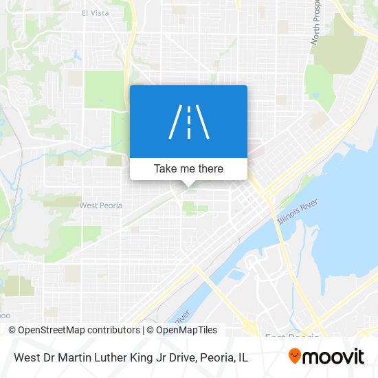 Mapa de West Dr Martin Luther King Jr Drive