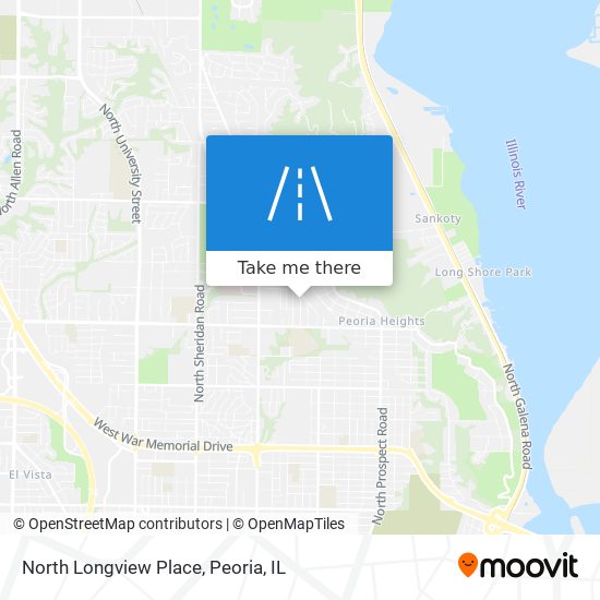 North Longview Place map