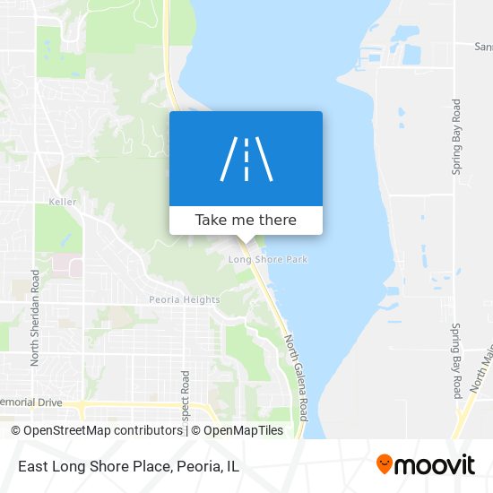East Long Shore Place map