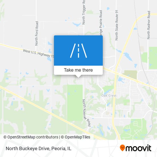 Mapa de North Buckeye Drive