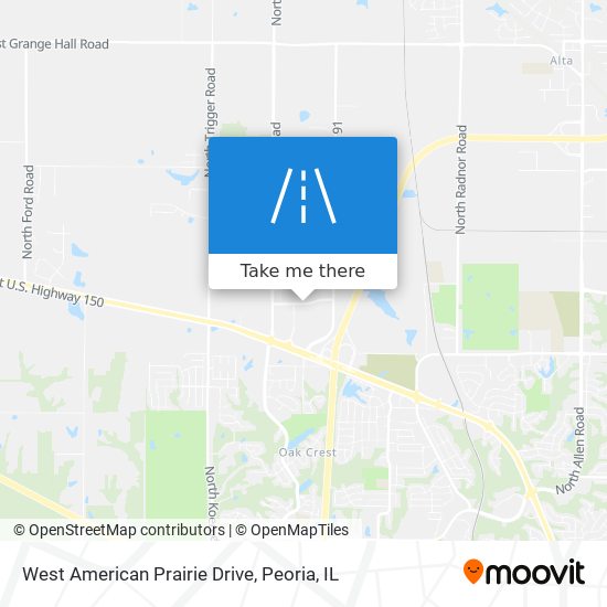 Mapa de West American Prairie Drive