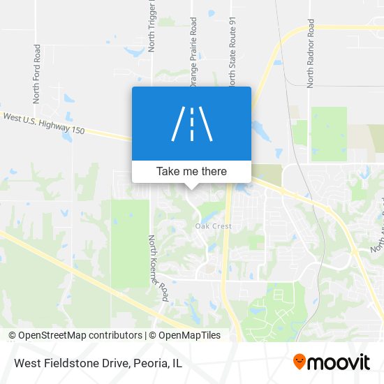 West Fieldstone Drive map