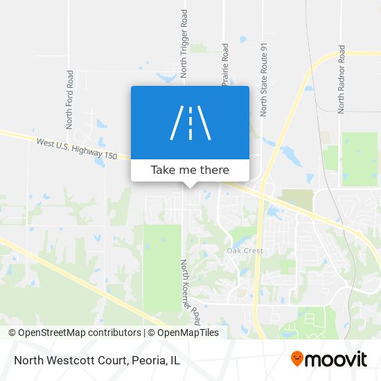 North Westcott Court map