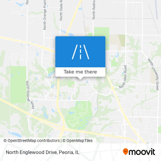 Mapa de North Englewood Drive