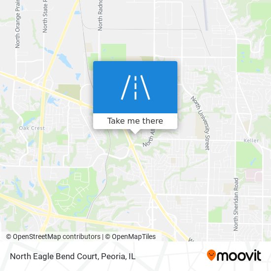 Mapa de North Eagle Bend Court