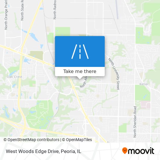 West Woods Edge Drive map