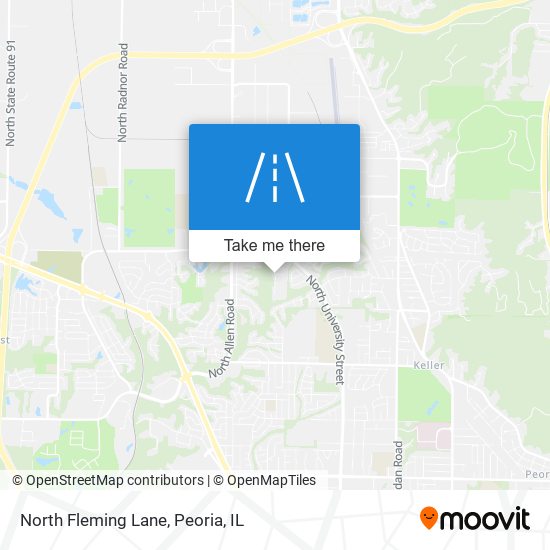 North Fleming Lane map