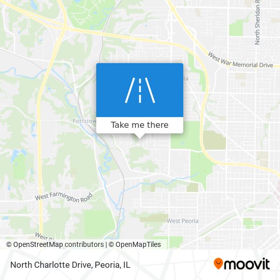 Mapa de North Charlotte Drive