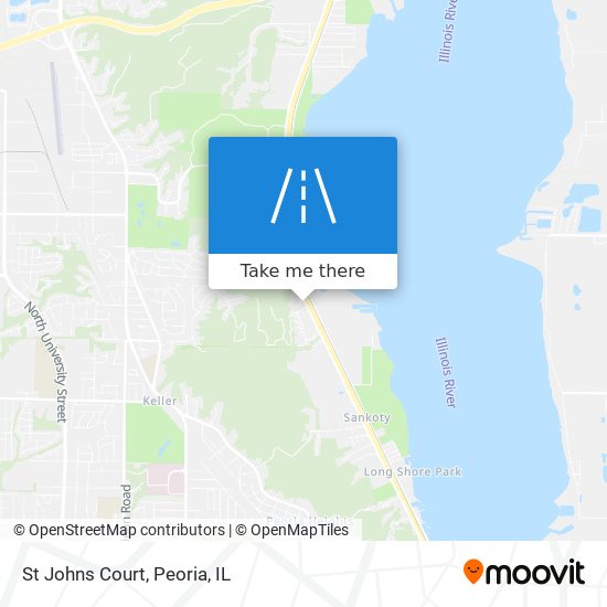 St Johns Court map