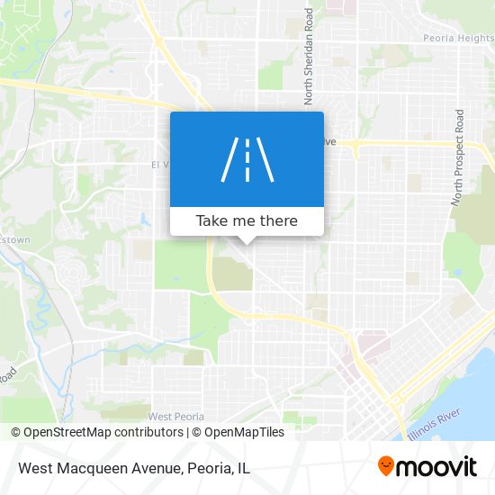 West Macqueen Avenue map