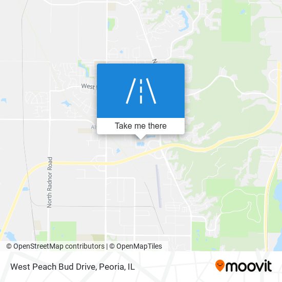 West Peach Bud Drive map