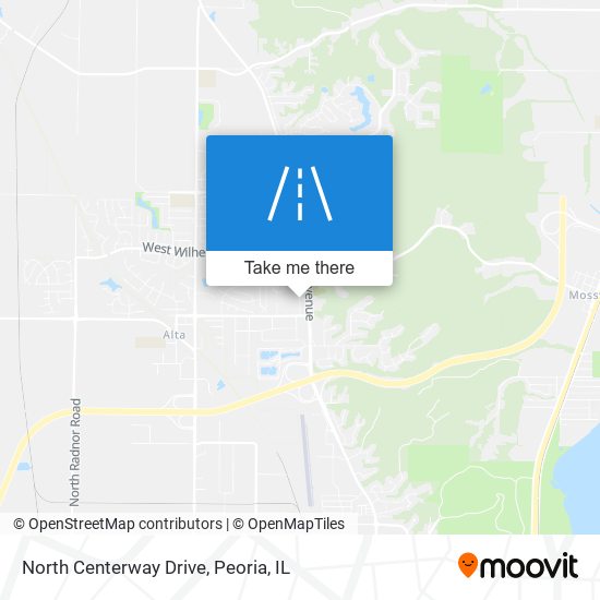 Mapa de North Centerway Drive