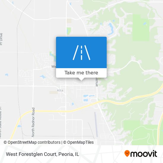 West Forestglen Court map