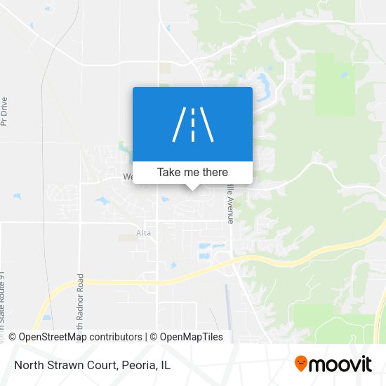 North Strawn Court map