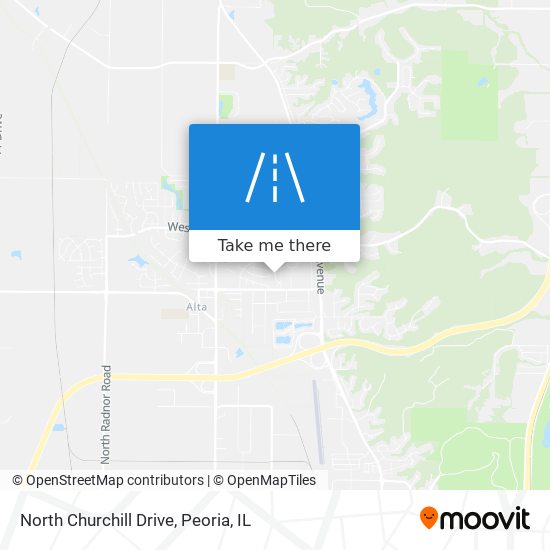 Mapa de North Churchill Drive