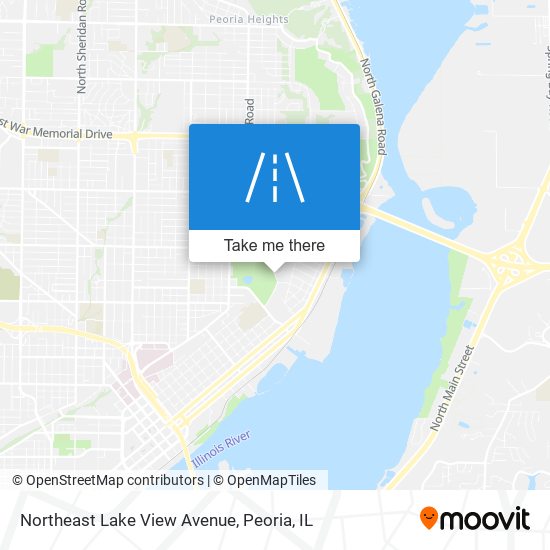 Mapa de Northeast Lake View Avenue