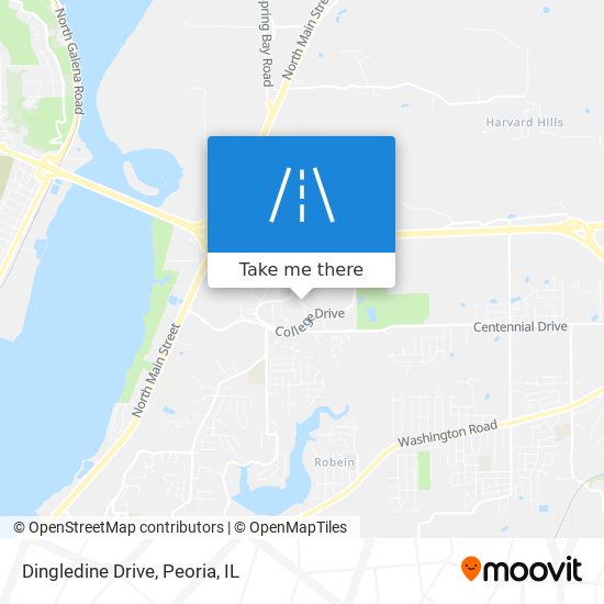 Mapa de Dingledine Drive