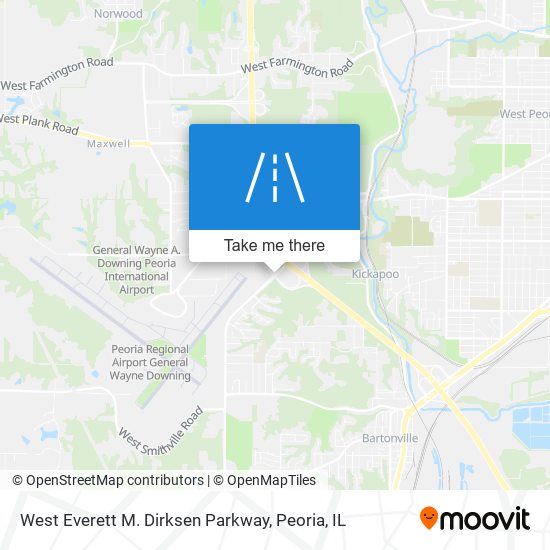 Mapa de West Everett M. Dirksen Parkway