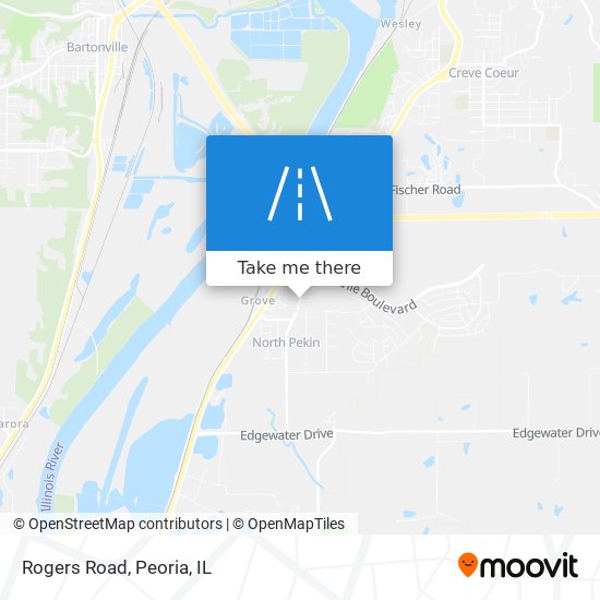 Mapa de Rogers Road