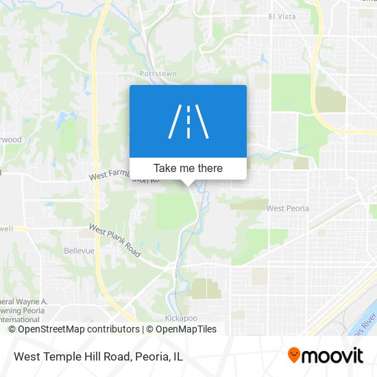 West Temple Hill Road map