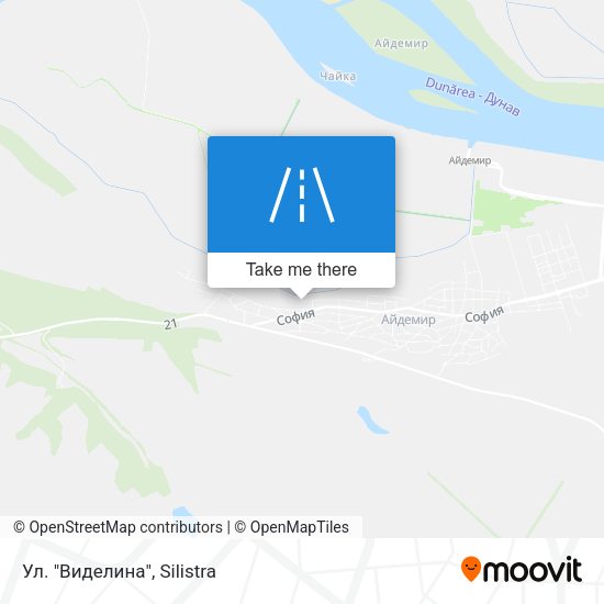 Карта Ул. "Виделина"
