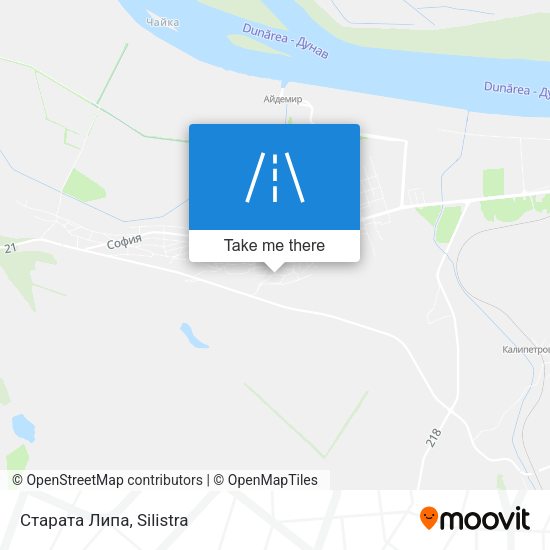 Карта Старата Липа
