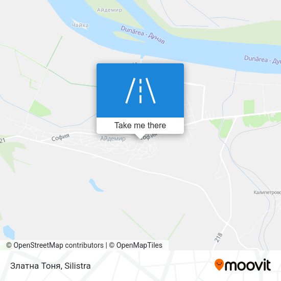Златна Тоня map