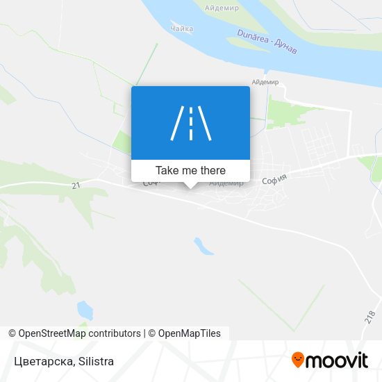 Цветарска map