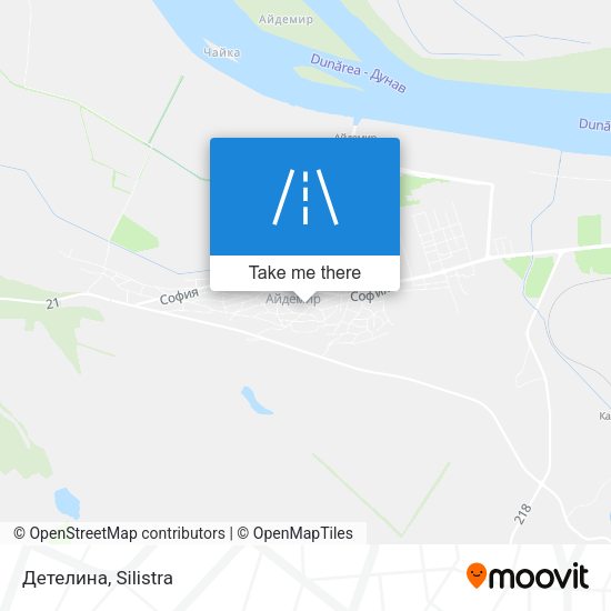 Детелина map