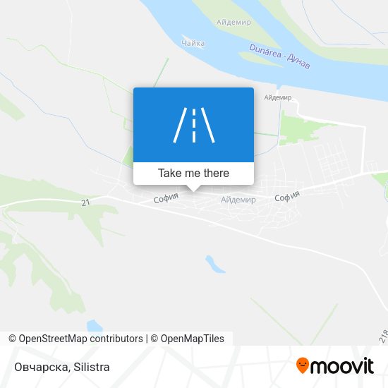 Овчарска map