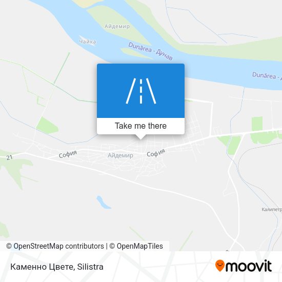 Каменно Цвете map
