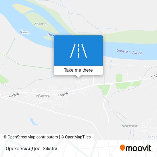 Карта Ореховски Дол