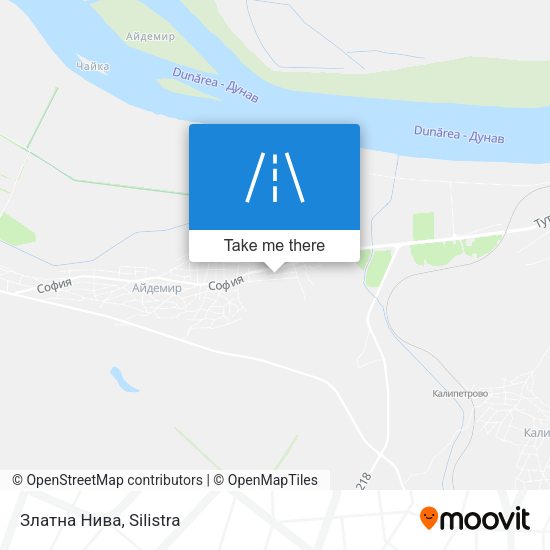 Карта Златна Нива