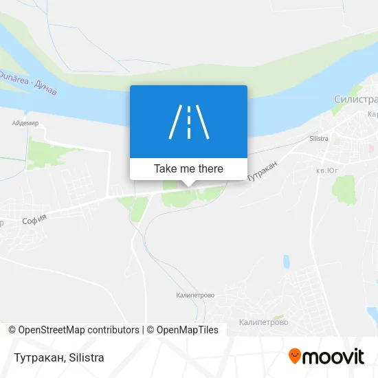 Карта Тутракан