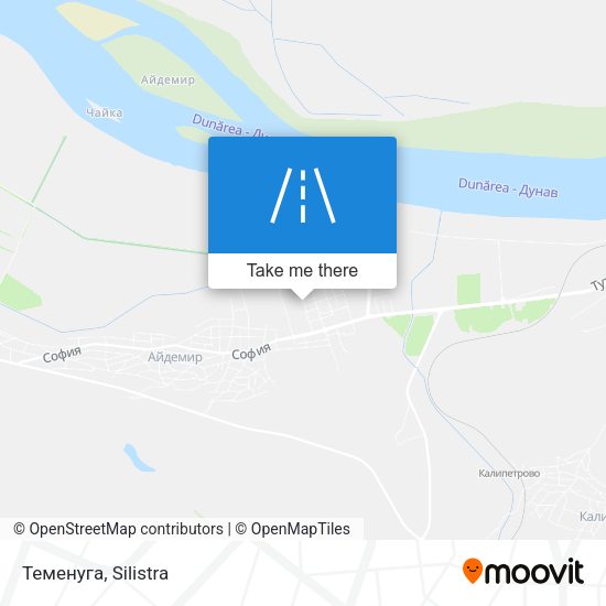 Теменуга map