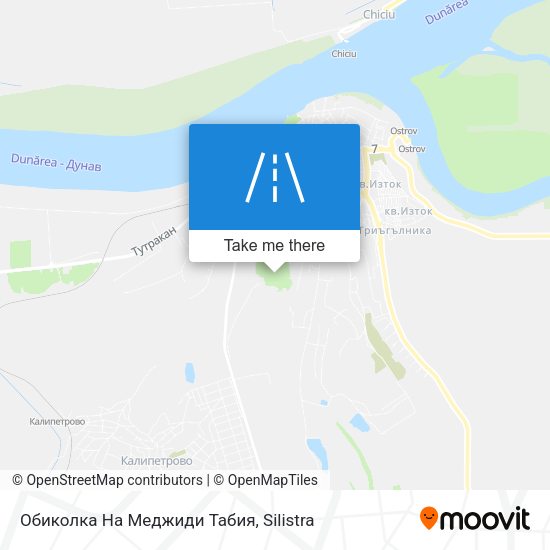 Карта Обиколка На Меджиди Табия