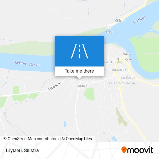 Шумен map