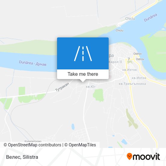Велес map