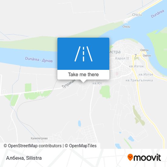 Албена map