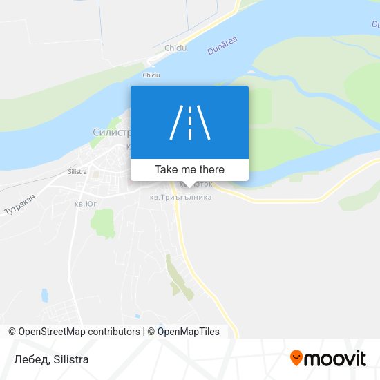 Лебед map