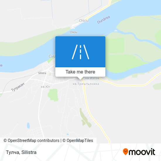 Тулча map