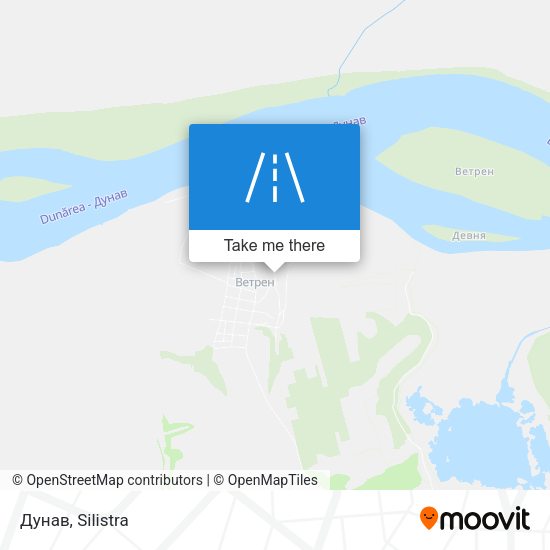 Дунав map