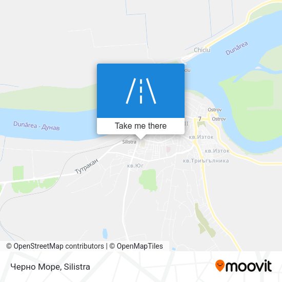 Карта Черно Море