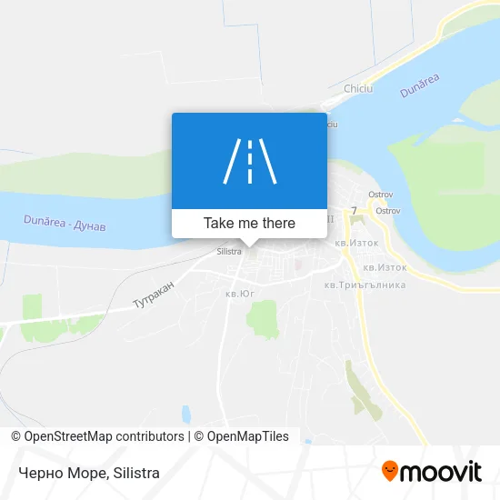 Карта Черно Море
