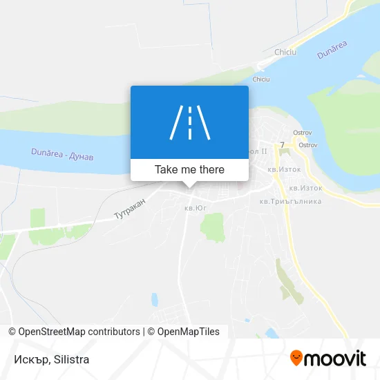 Карта Искър