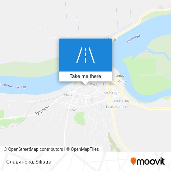 Славянска map