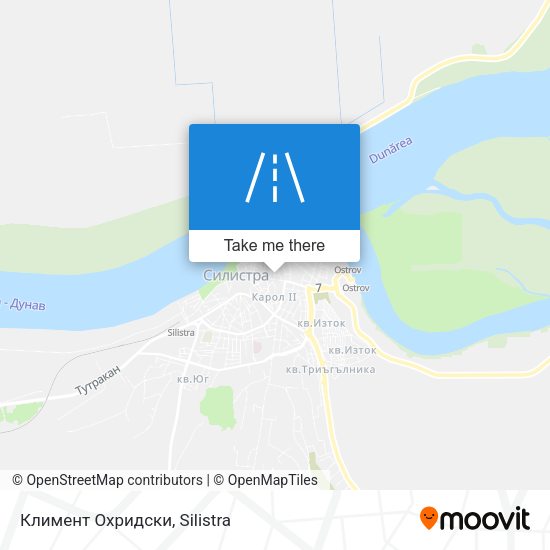 Климент Охридски map