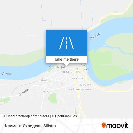 Карта Климент Охридски